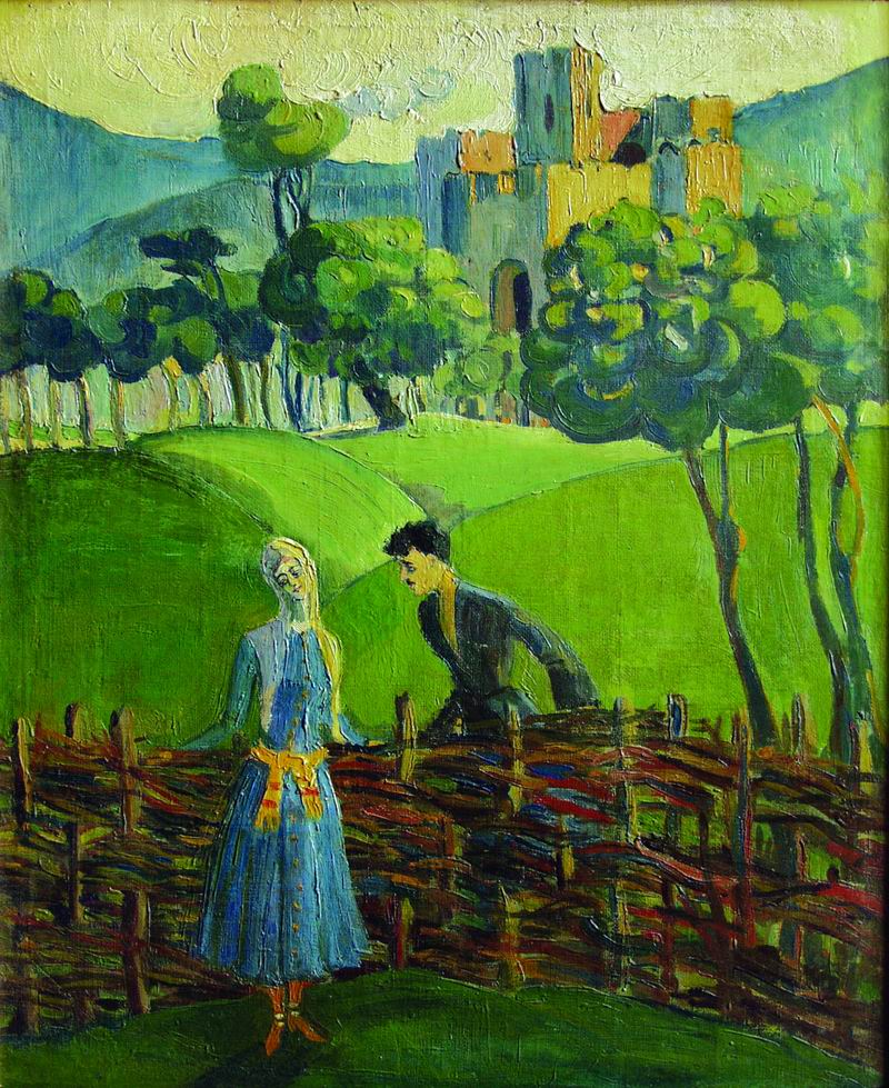 ტილო, ზეთი, 69X58, 1930-იანი წწ.,  ი.ბარათაშვილის კოლექცია
