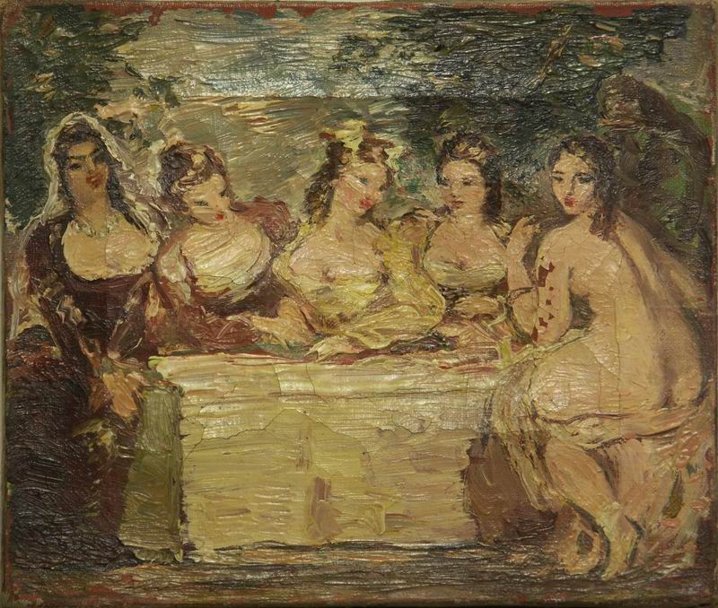 oil on canvas, 25,5x30, 1944 Georgian National Museum