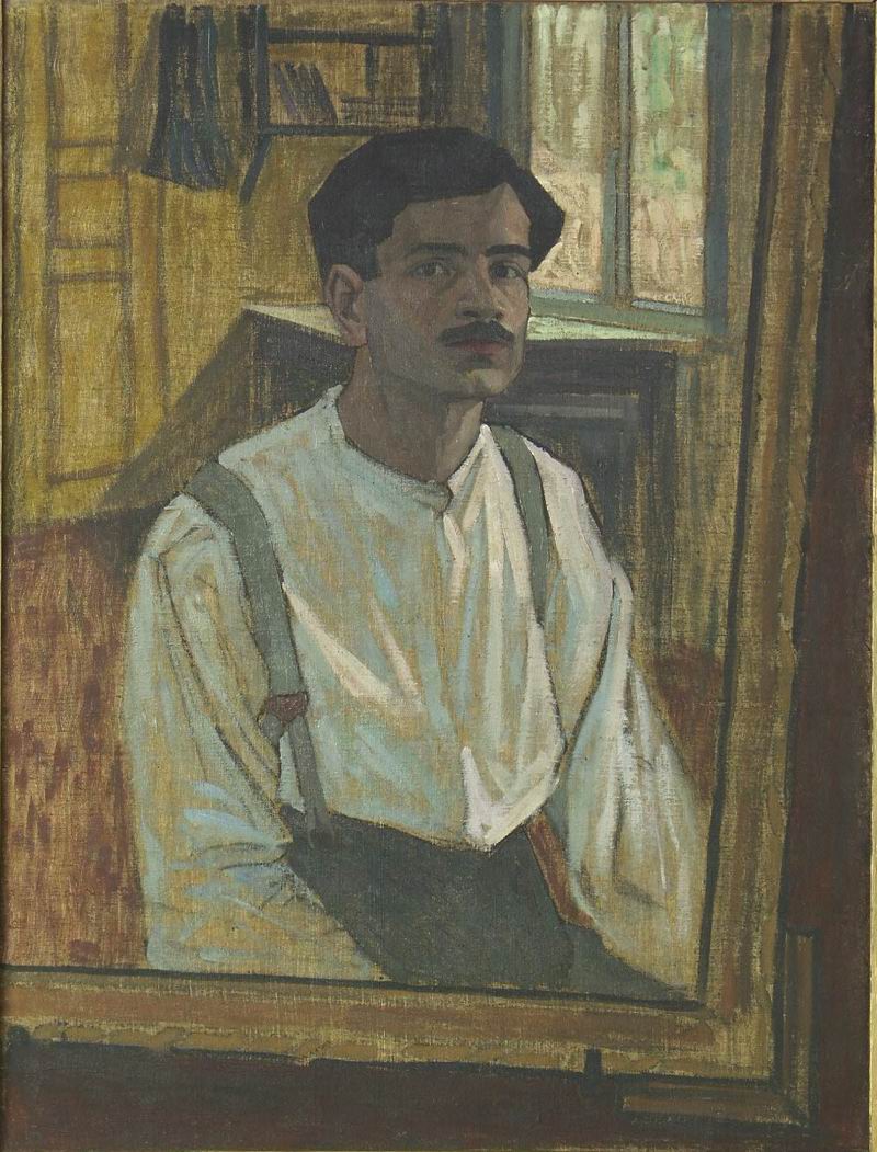 oil on canvas, 99x71, 1913;               Georgian National Museum