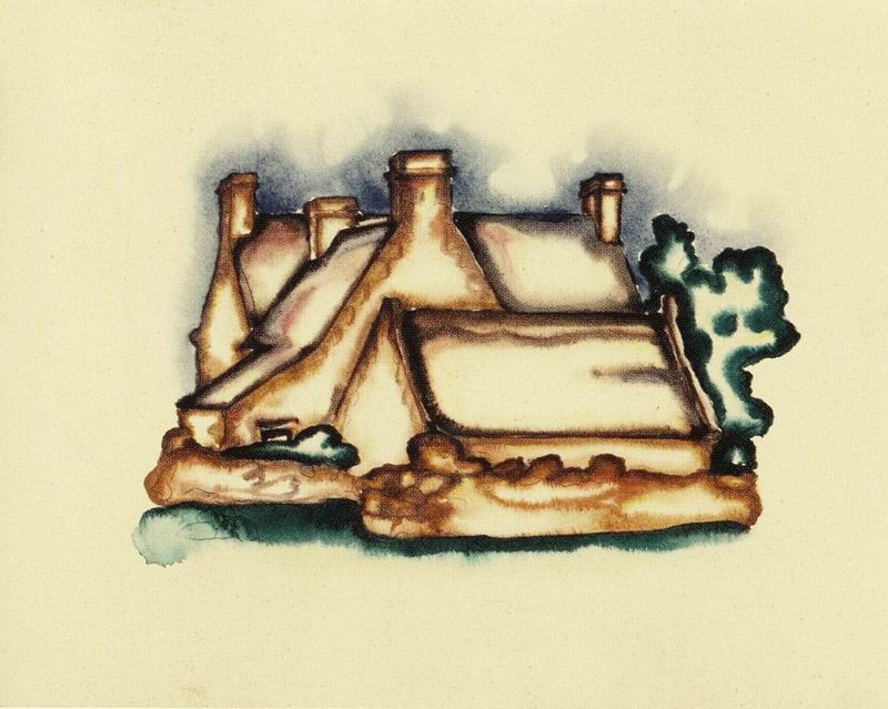 watercolor on paper, 22+28, Paris 1921