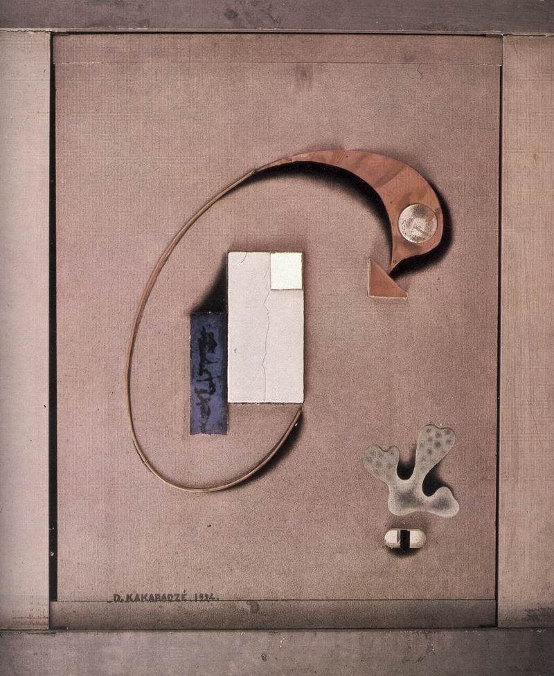 Wood, glass, metal, tempera, 61X46, 1924