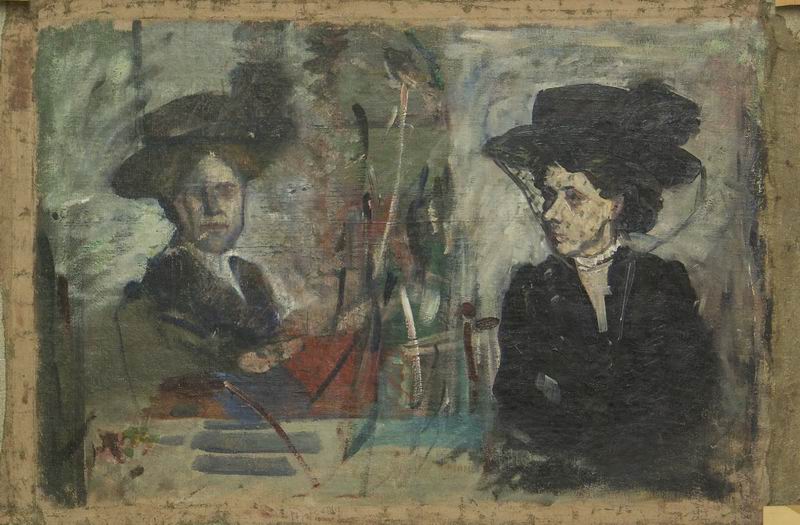 oil on canvas 70x48, 1910s. Georgian National Museum