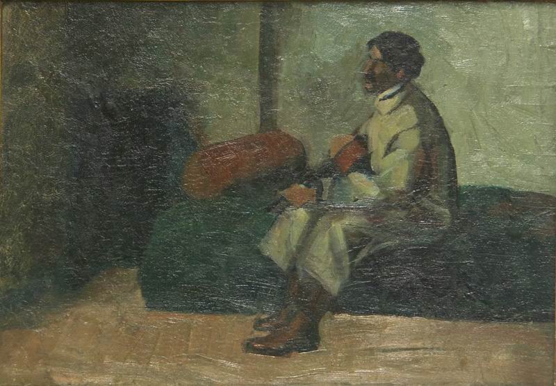 oil on a cardboard 33x49 (Munich period) Georgian National Museum