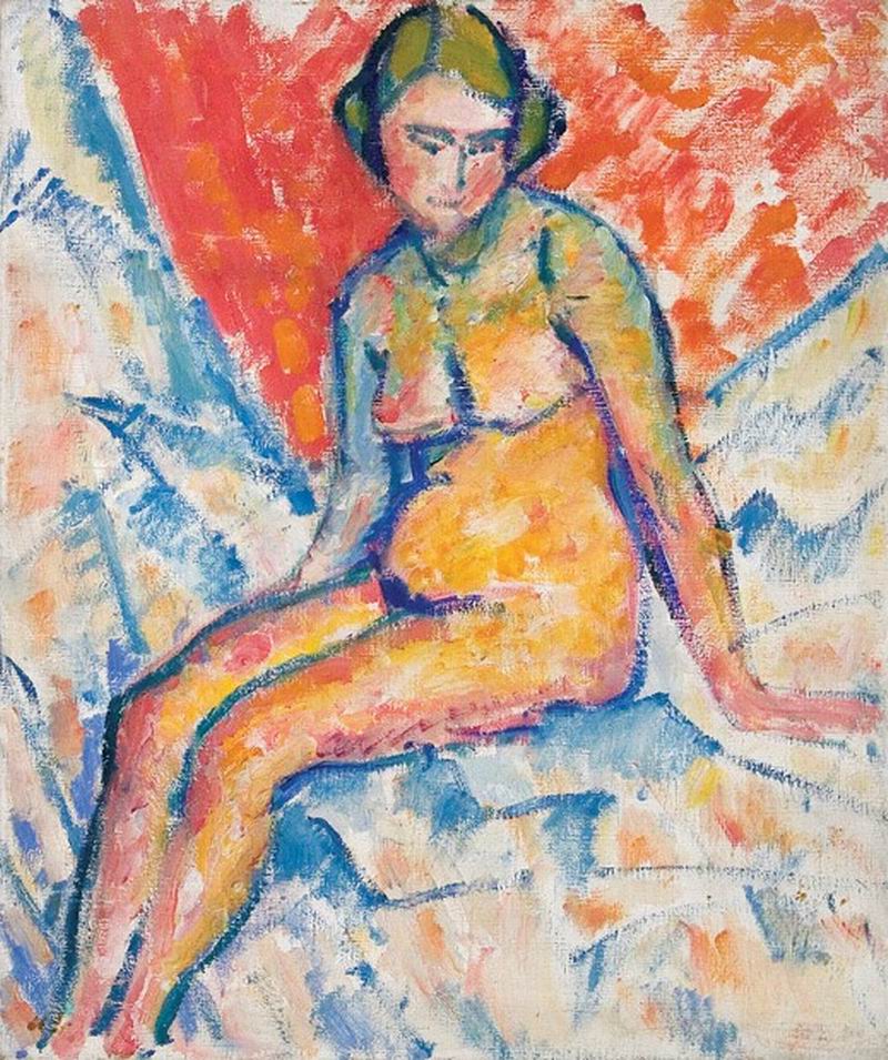 oil on canvas, 54X43, 1910s