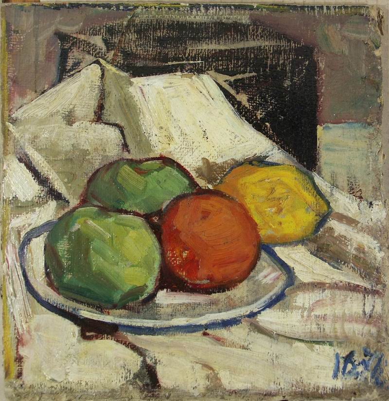 oil on canvas 30x29, 1910s  Georgian National Museum