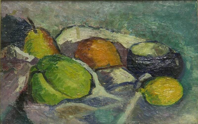 oil on canvas 21x35, 1910s Georgian National Museum