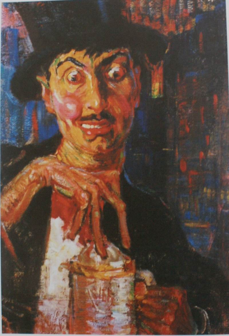 oil on cardboard, 58X36, 1910s