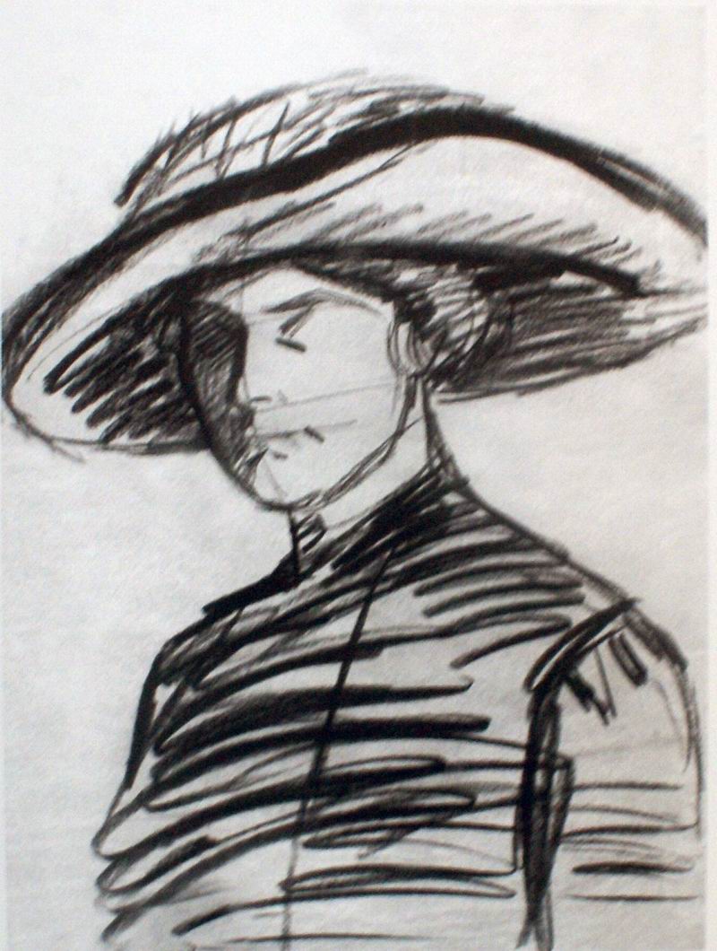 63X47, charcoal on paper, 1908