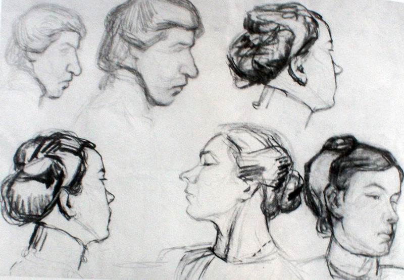 29X44, charcoal on paper, 1910s