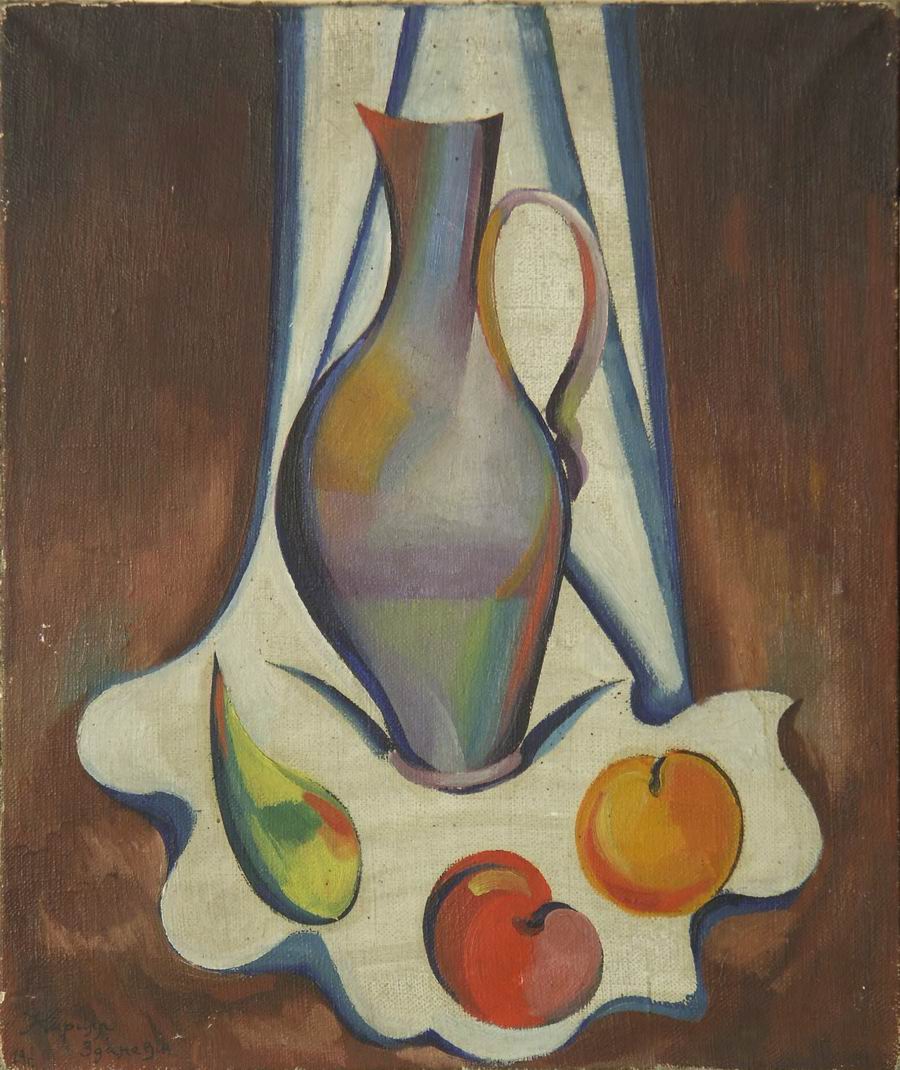 ტილო, ზეთი, 53X45, ტფილისი 1919 საქართველო ეროვნული მუზეუმი