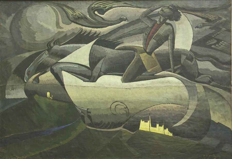 oil on canvas, 107X154, 1918 Georgian National Museum