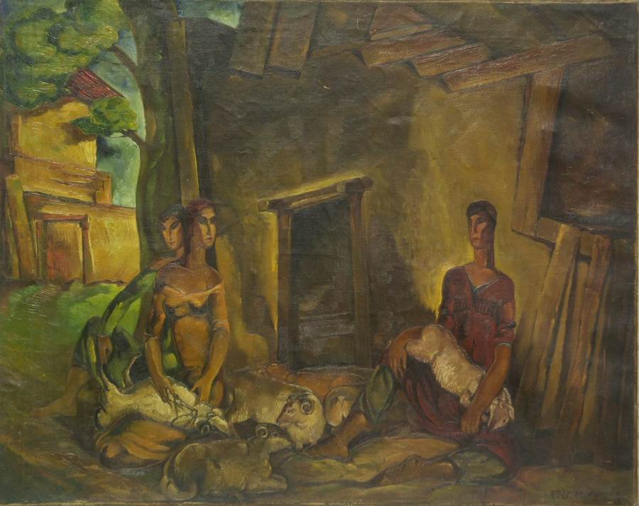 oil on canvas, 75X95, 1928 Georgian National Museum