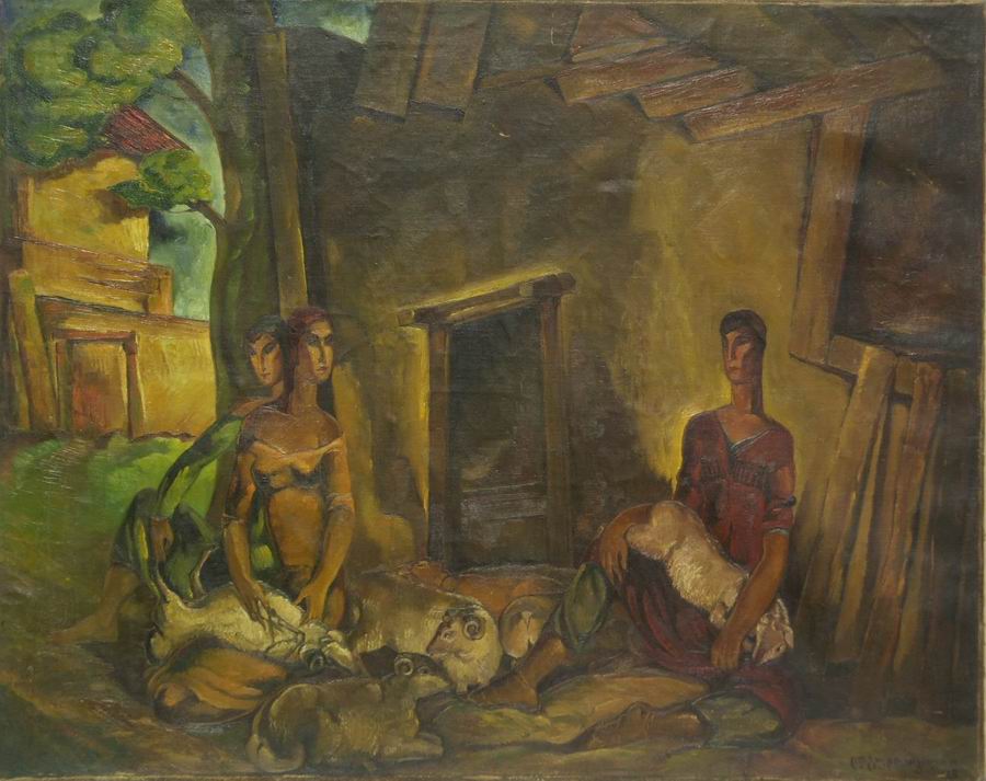 oil on canvas, 75X95, 1928 Georgian National Museum