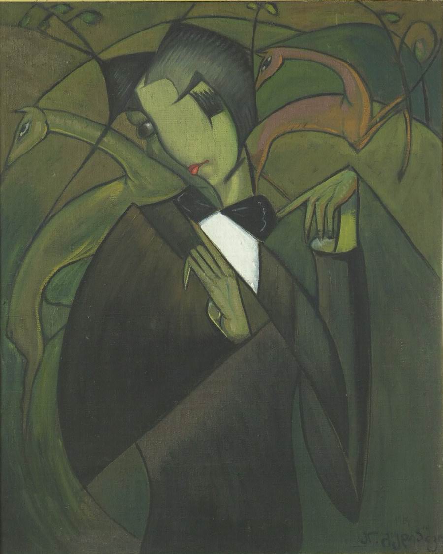 oil on canvas, 87X70, 1919 Georgian National Museum