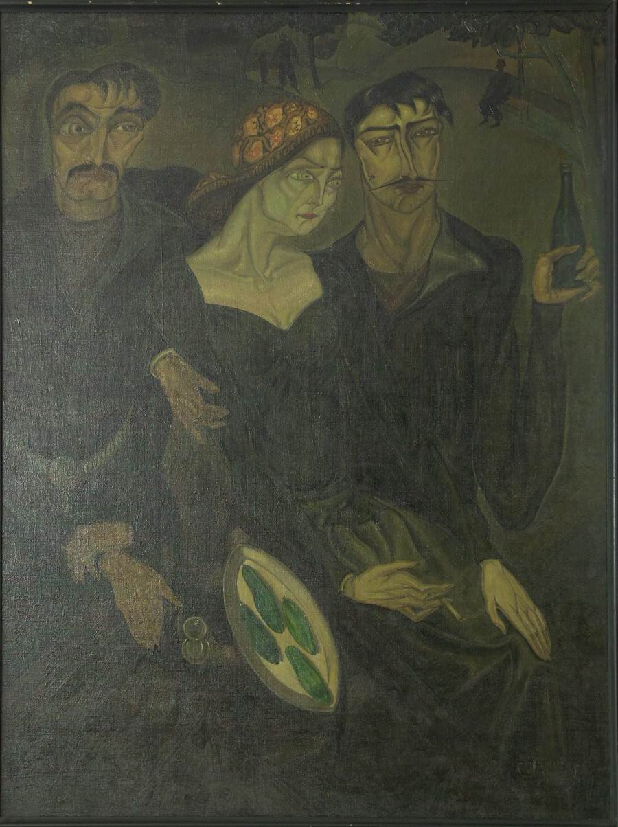 oil on canvas, 137X104, 1919 Georgian National Museum