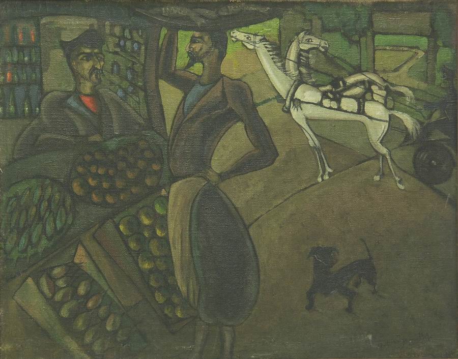 oil on canvas, 177X114, 1919 Georgian National Museum