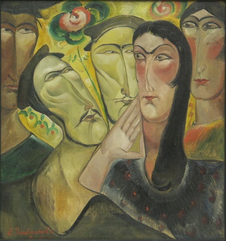 oil on canvas, 46X43, 1921 Georgian National Museum