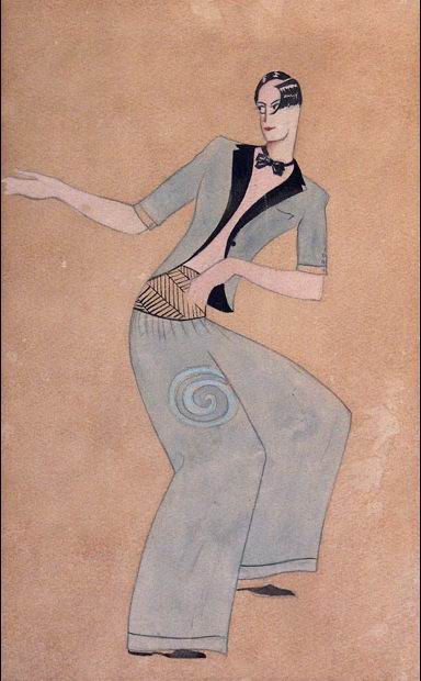 paper, watercolor, 30X19, 1933
Collection of the Kote Marjanishvili Theatre