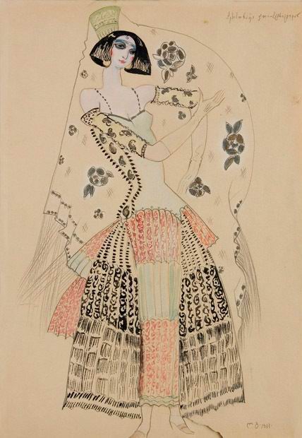 paper, watercolor, 1933
Collection of the Kote Marjanishvili Theatre