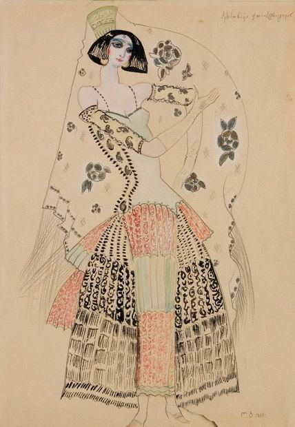 paper, watercolor, 1933
Collection of the Kote Marjanishvili Theatre