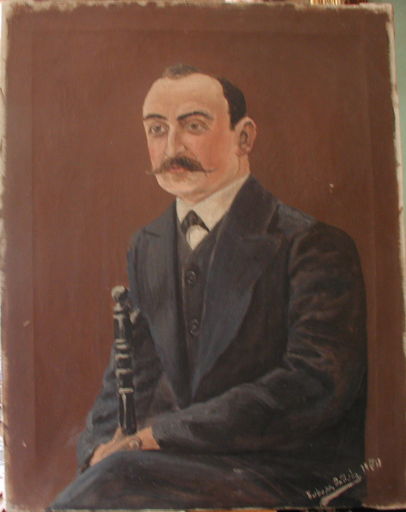 ტილო,ზეთი. 61,5 X 48,5   1911წ.