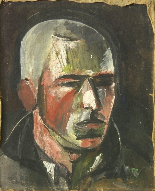 oil on canvas, 45x37, 1929 Georgian National Museum