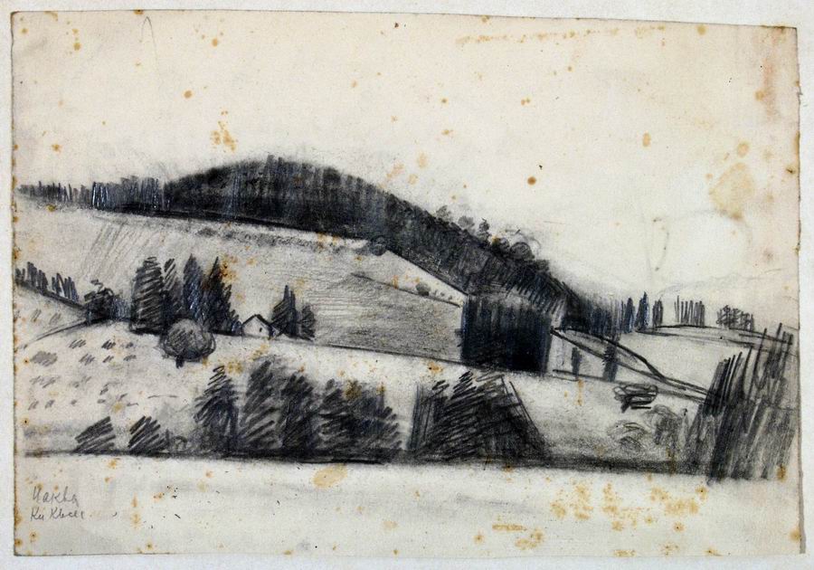 pencil on paper, 17.5X25.5, 1930