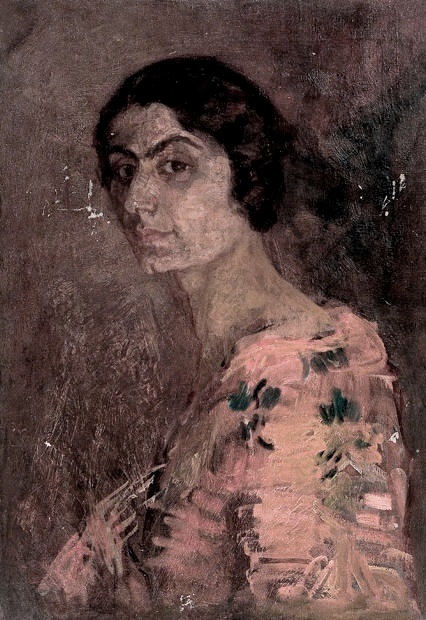 oil on canvas, 70x49, 1920s, Georgian National Museum