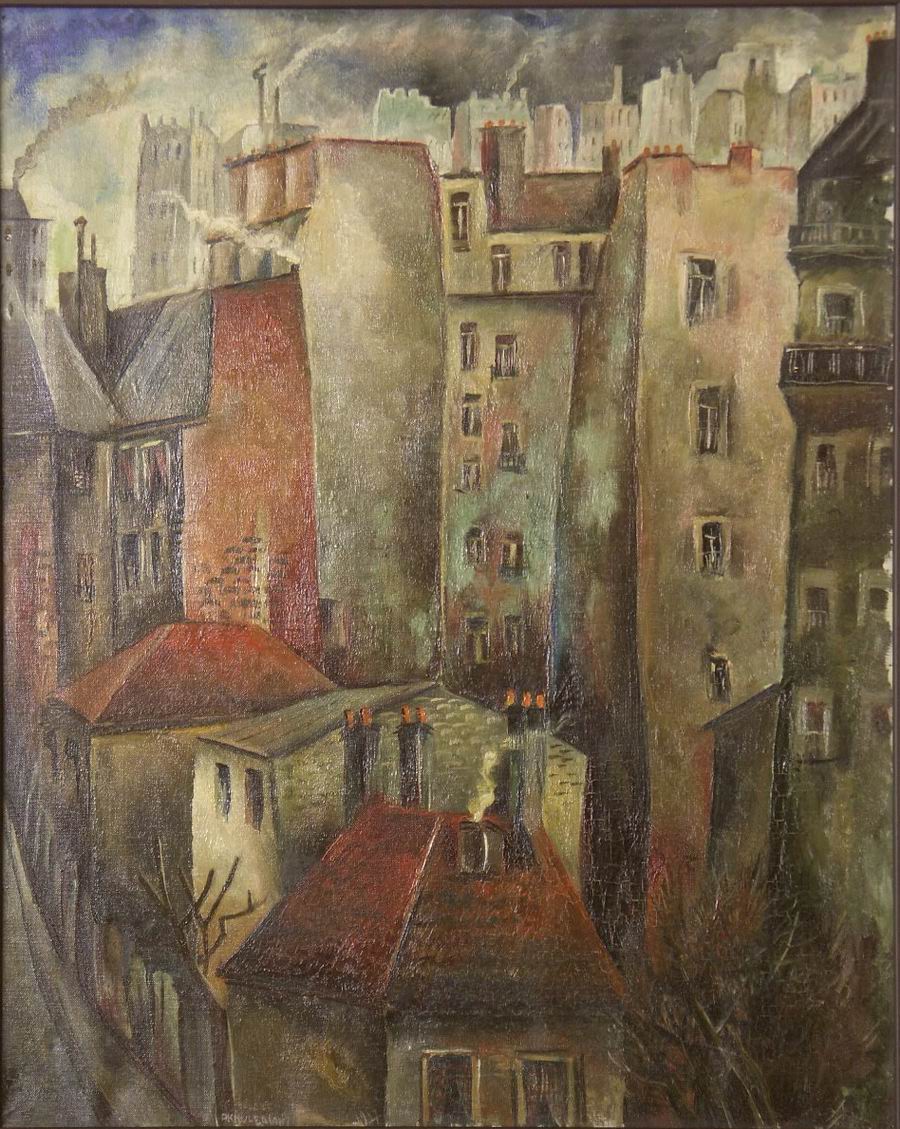 oil on canvas, 81X65,5, Paris 1927 Georgian National Museum