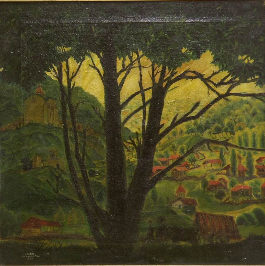oil on canvas, 52X52, Paris 1924 Georgian National Museum