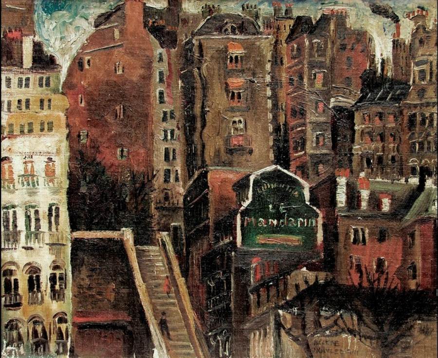 oil on canvas, 40x46, Paris 1926 Georgian National Museum