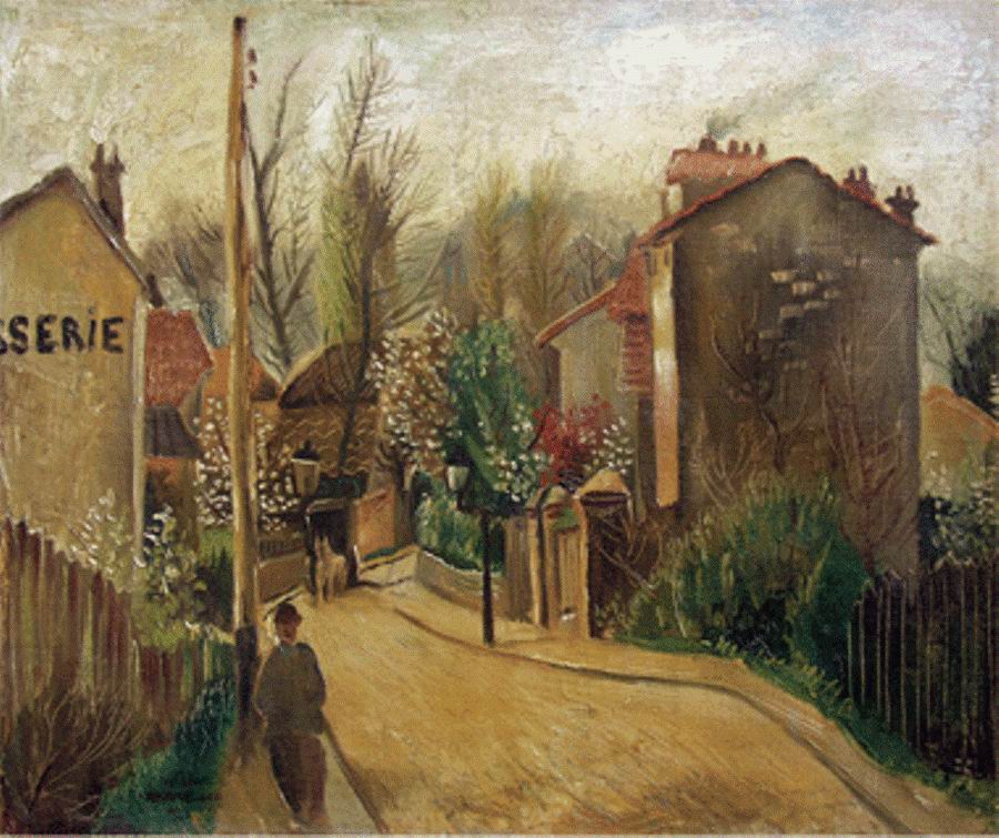 oil on canvas 42x48, Paris 1926 Georgian National Museum