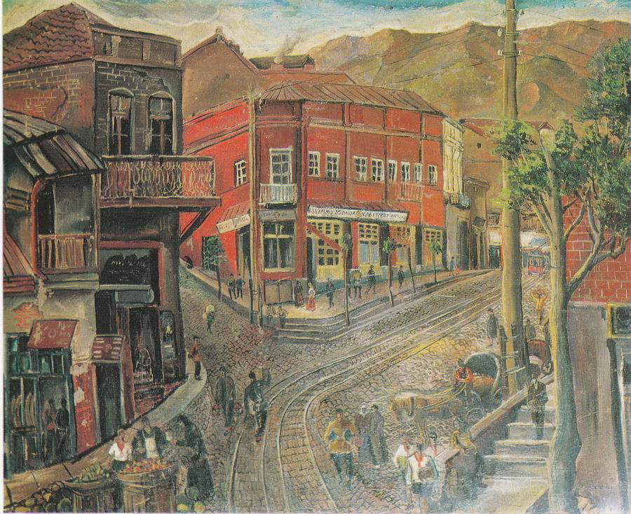 oil on canvas, 38X46, Tbilisi 1927