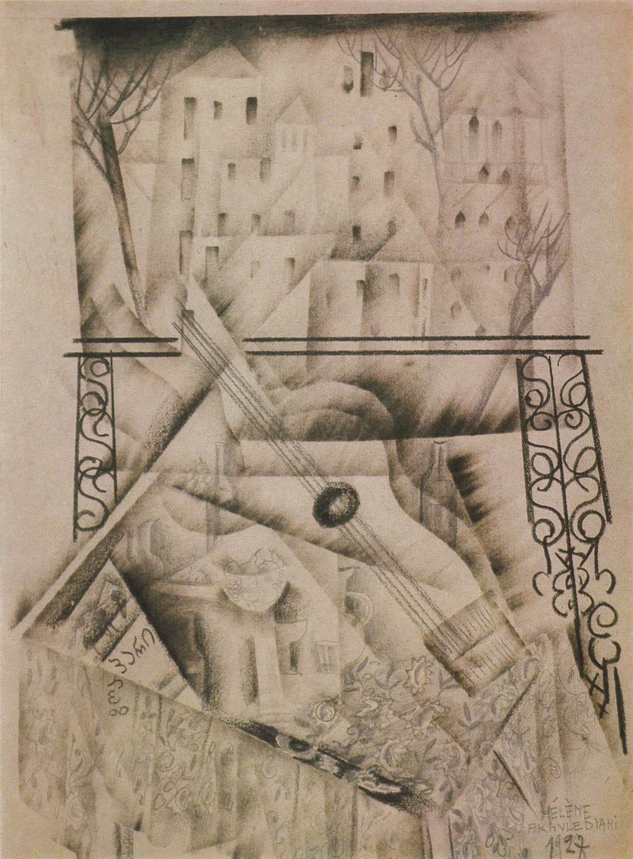 pencil on paper, 24x17, Paris 1928