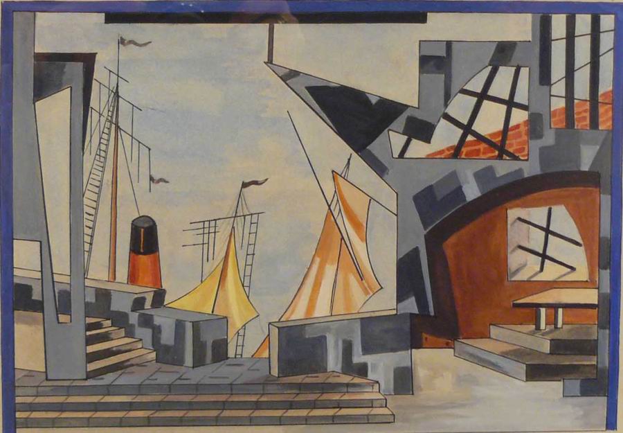 ქაღალდი, აქვარელი, ტუში, 25X35, 1926
