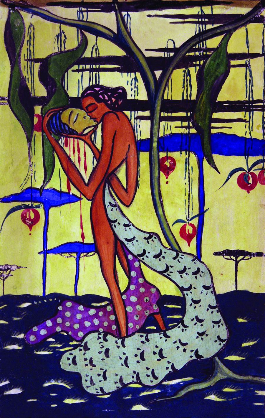 gouache on paper, 23x15, 1921, Kh.Malikishvili's collection
