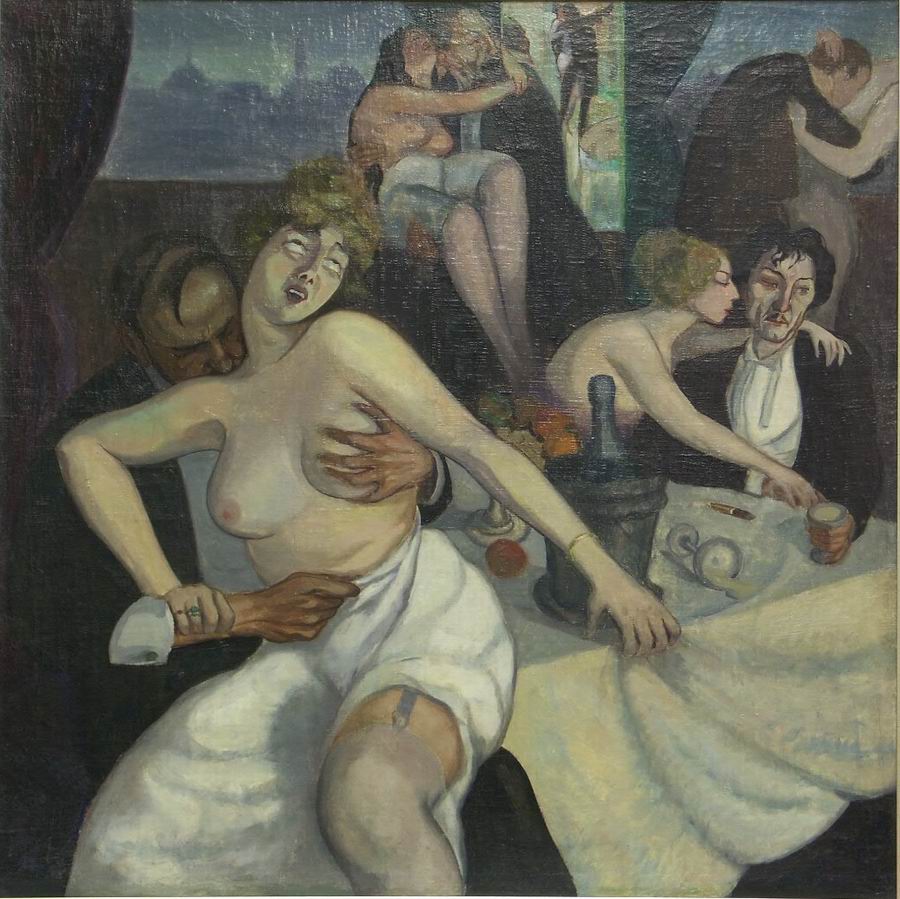oil on canvas, 88X88, 1920, Georgian National Museum