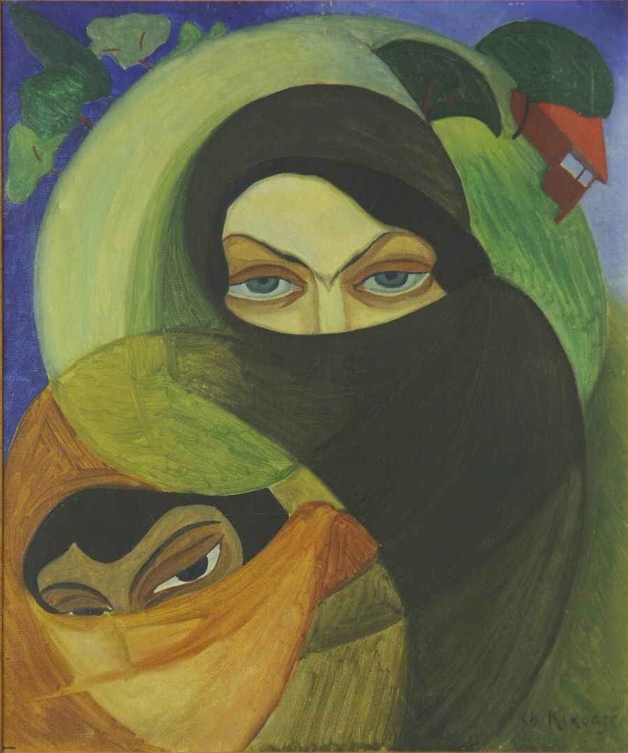 oil on canvas, 55X46, 1921, Georgian National Museum