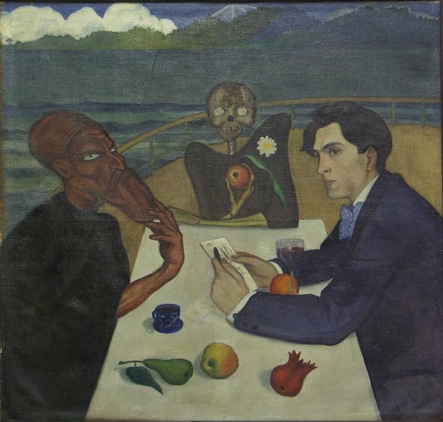 oil on canvas, 96X101, 1920, Georgian National Museum
