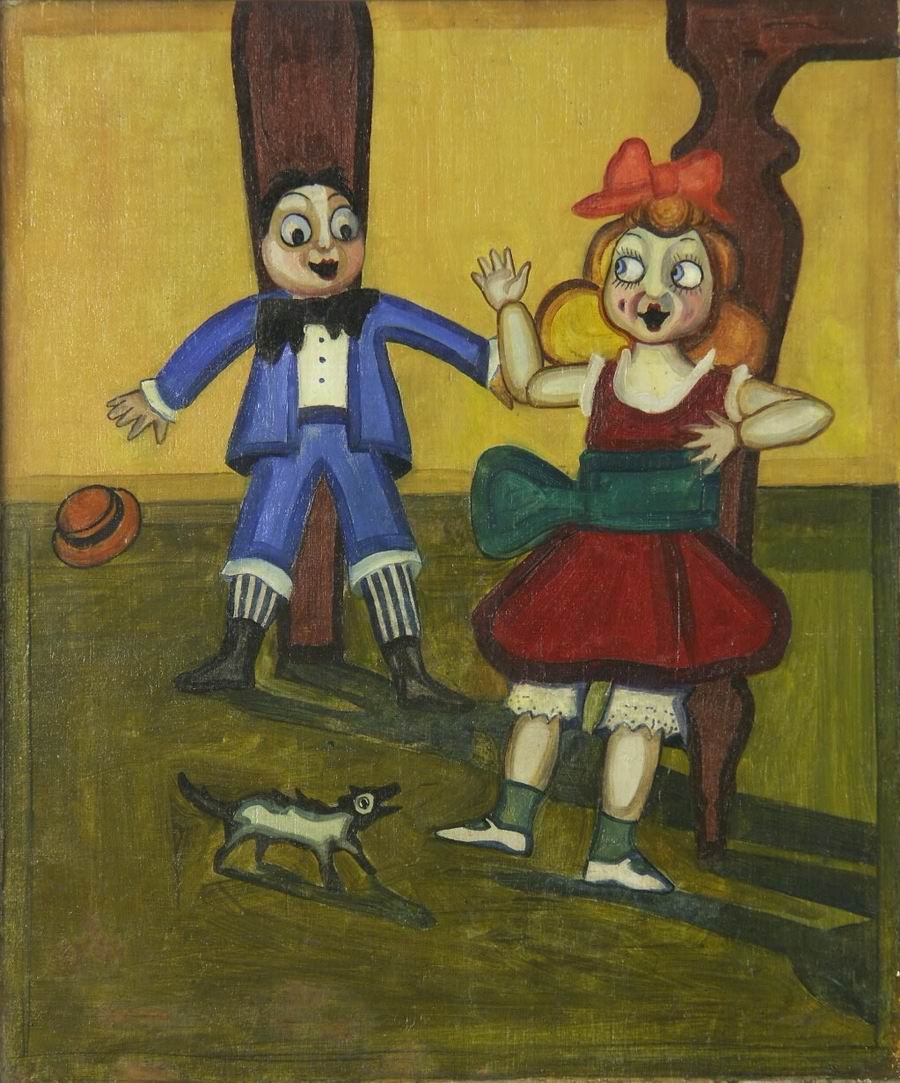 oil on canvas, 56X46,5, 1920, Georgian National Museum