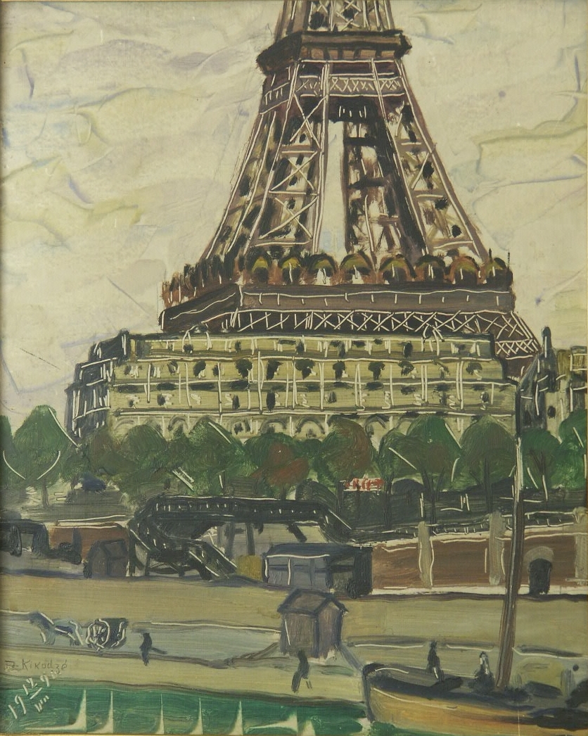 oil on cardboard, 41,5X41, 1920, Georgian National Museum