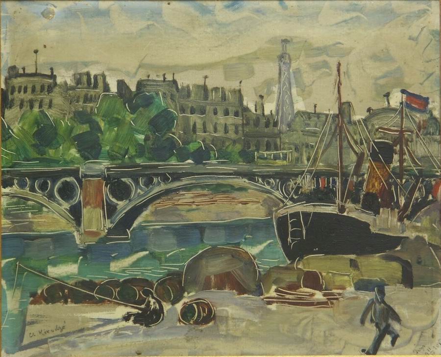 oil on carboard, 32X39,5, 1920, Georgian National Museum