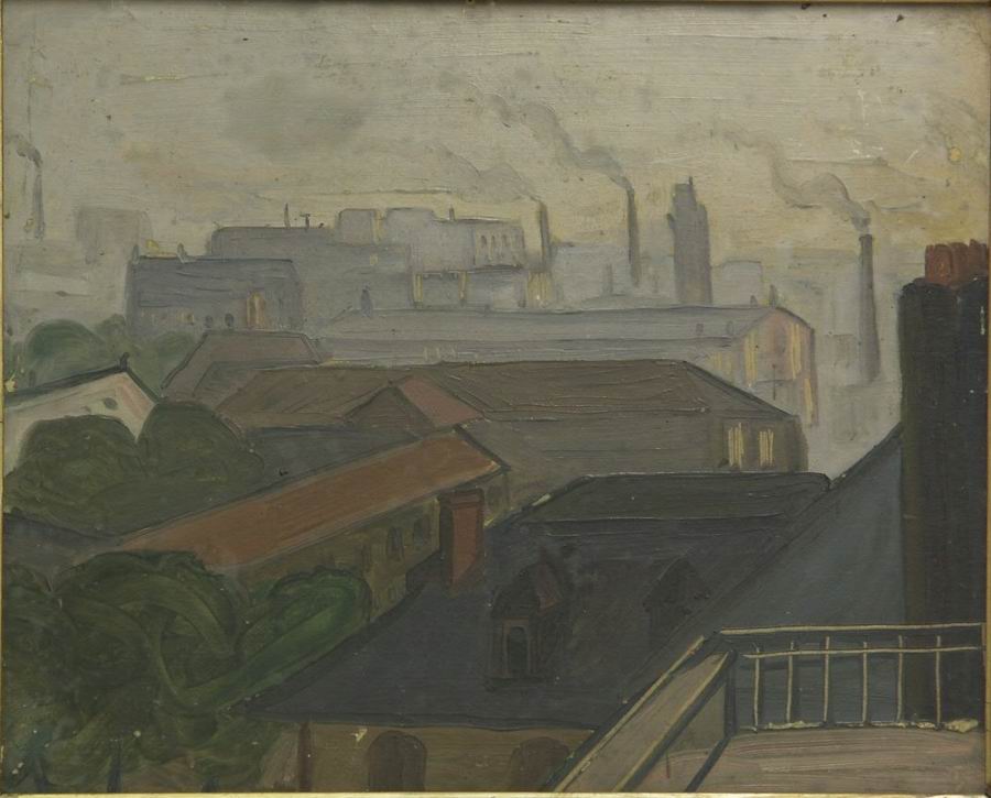 oil on cardboard, 40X33, 1920, Georgian National Museum