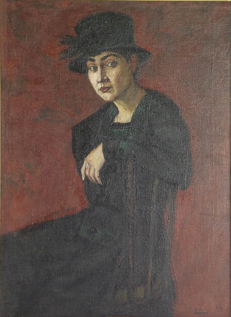 oil on canvas, 102X76, 1918, Georgian National Museum