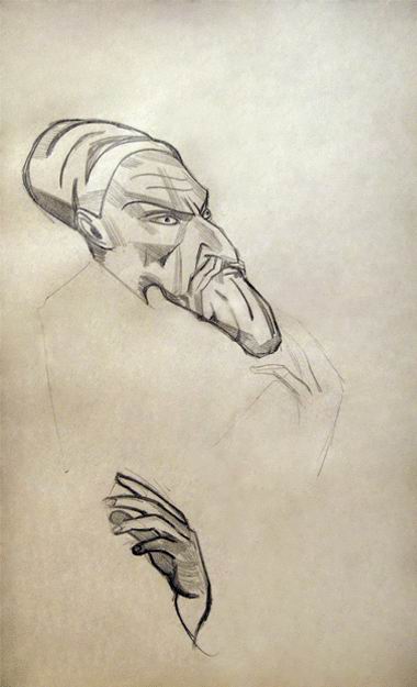 Grotesques pencil on paper, 1918-1921