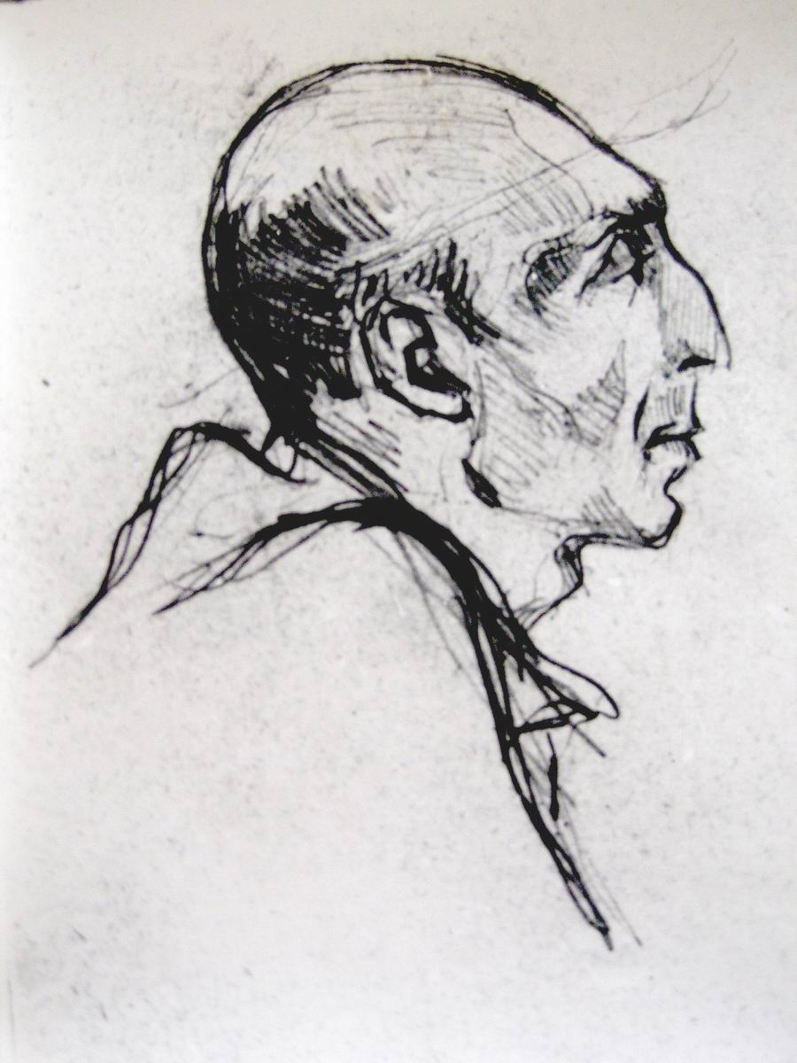 Grotesques pencil on paper, 1918-1921