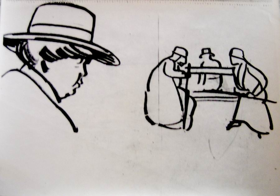 pencil on paper, 1918-1921