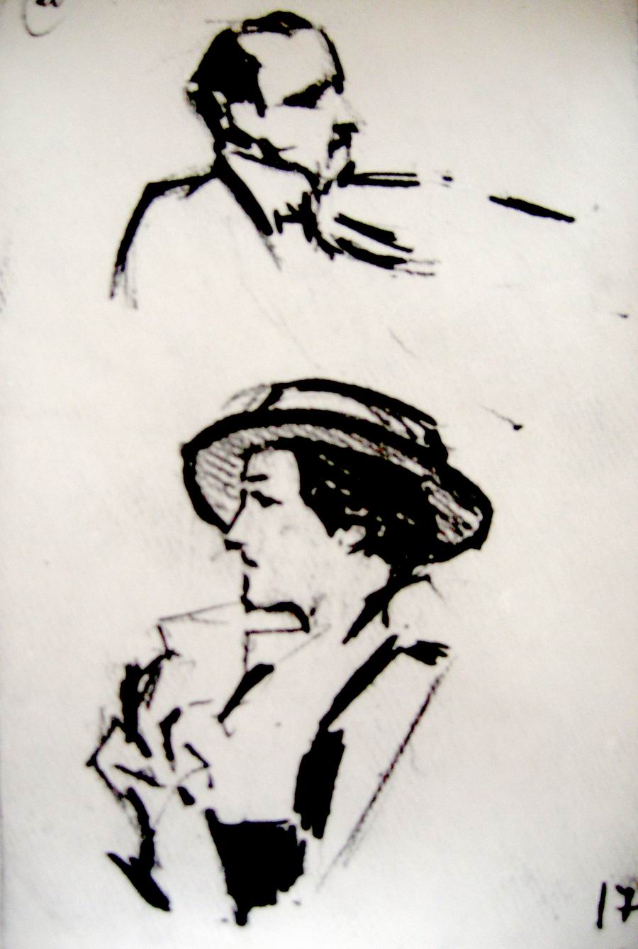 pencil on paper, 1918-1921