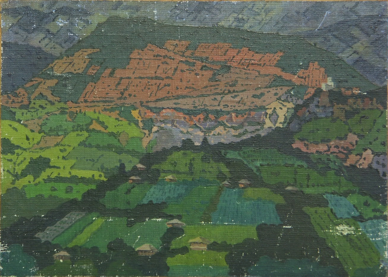 oil on canvas, Tbilisi 1934,                               Georgian National Museum