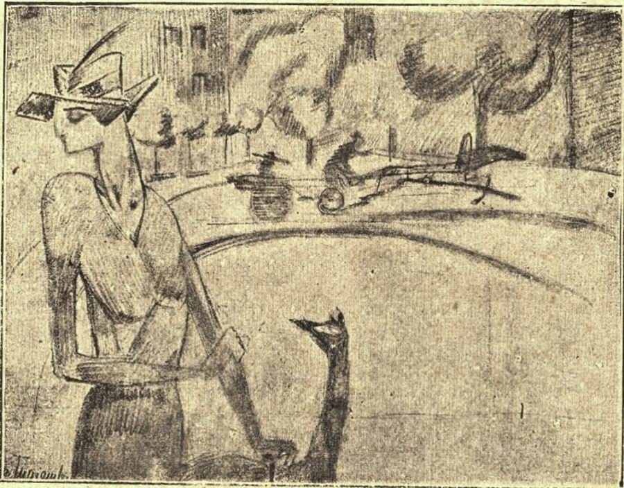 paper, pencil, mag. Fenix, Tiflis 1919